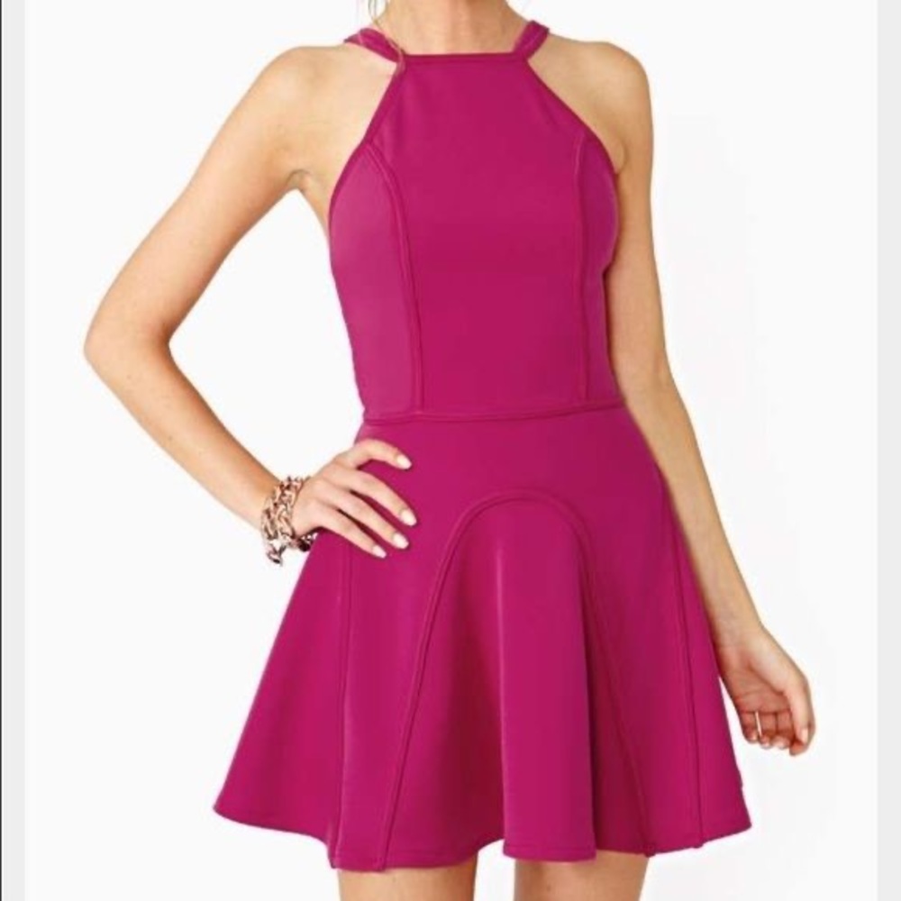 Nasty Gal Hot Pink Dress